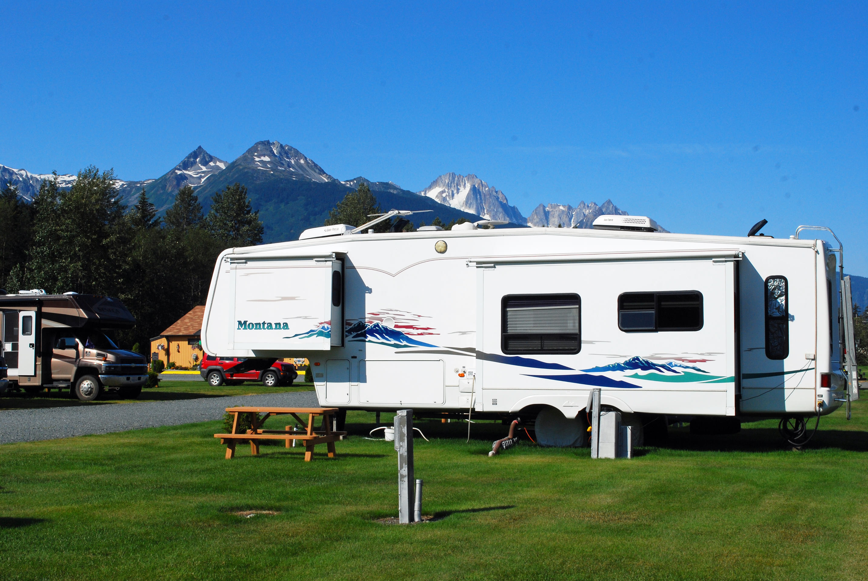 Haines Hitchup RV Back In Sites